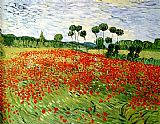 Vincent van Gogh field of poppies painting